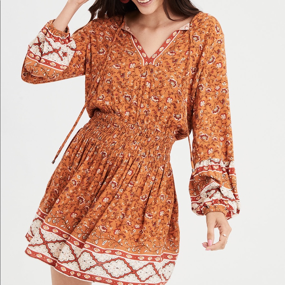 AE smocked waist dress